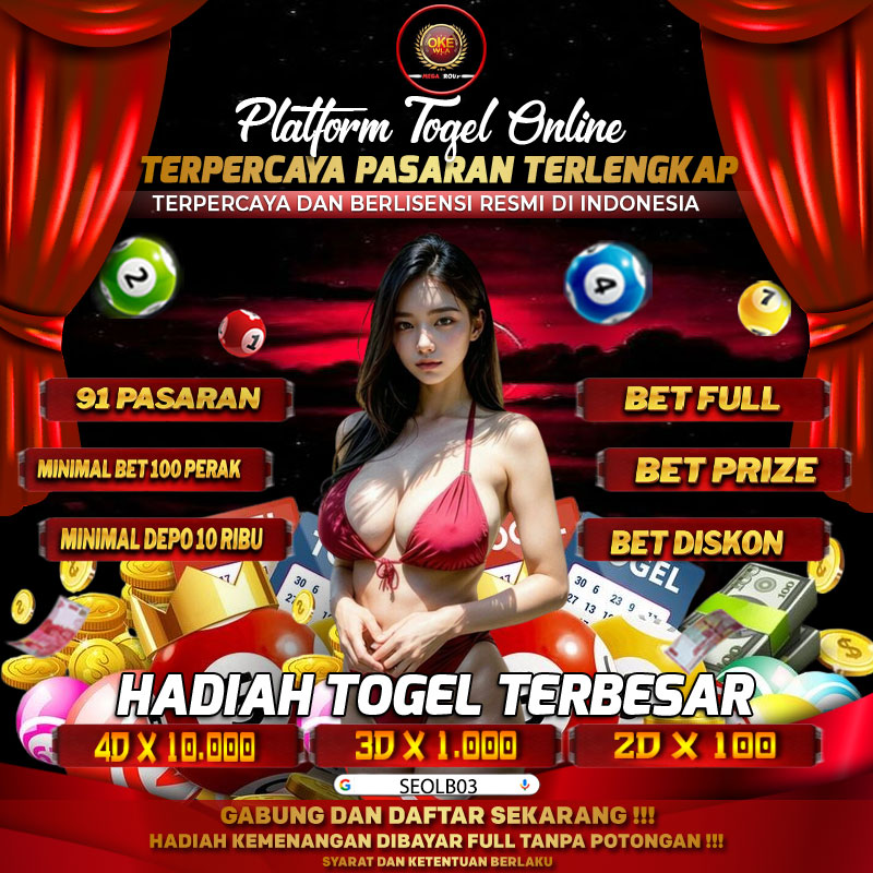 OKEWLA : Bandar Situs Toto Slot Online Tergacor & Toto Togel 4D Terpercaya Indonesia 2024