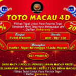 Toto Macau 4D Data Macau Pools Pengeluaran Macau Prize Keluaran Macau Hari Ini Result Live Draw Macau