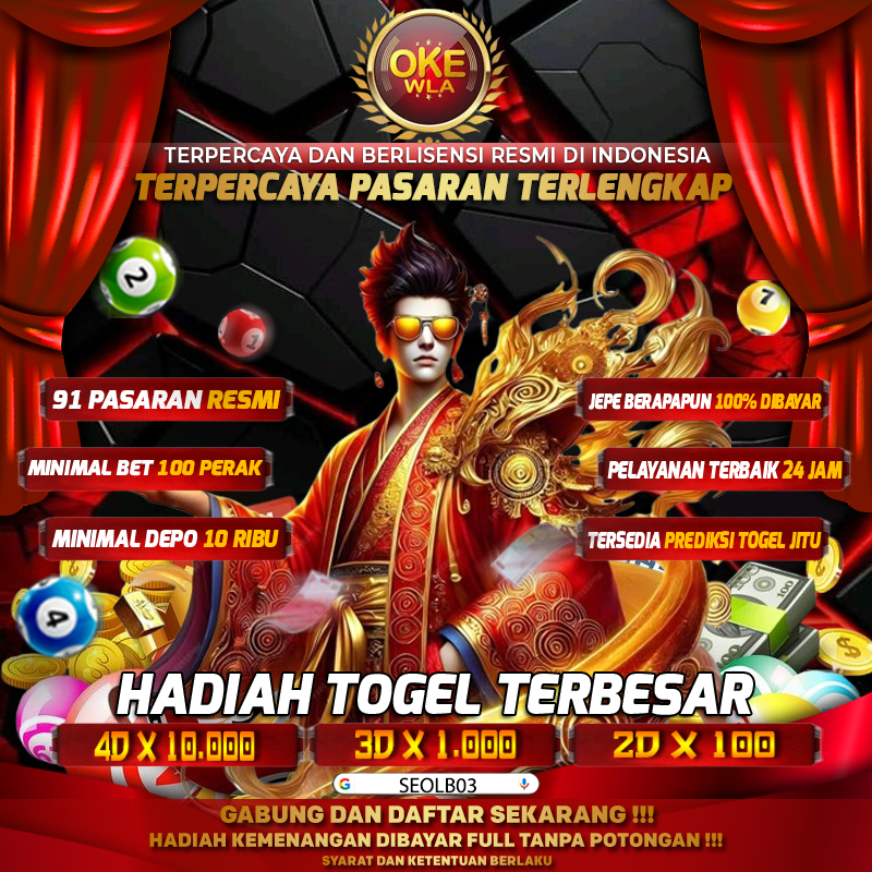 Okewla: Bandar Togel Terbaik dengan Hadiah 4D 10 Juta